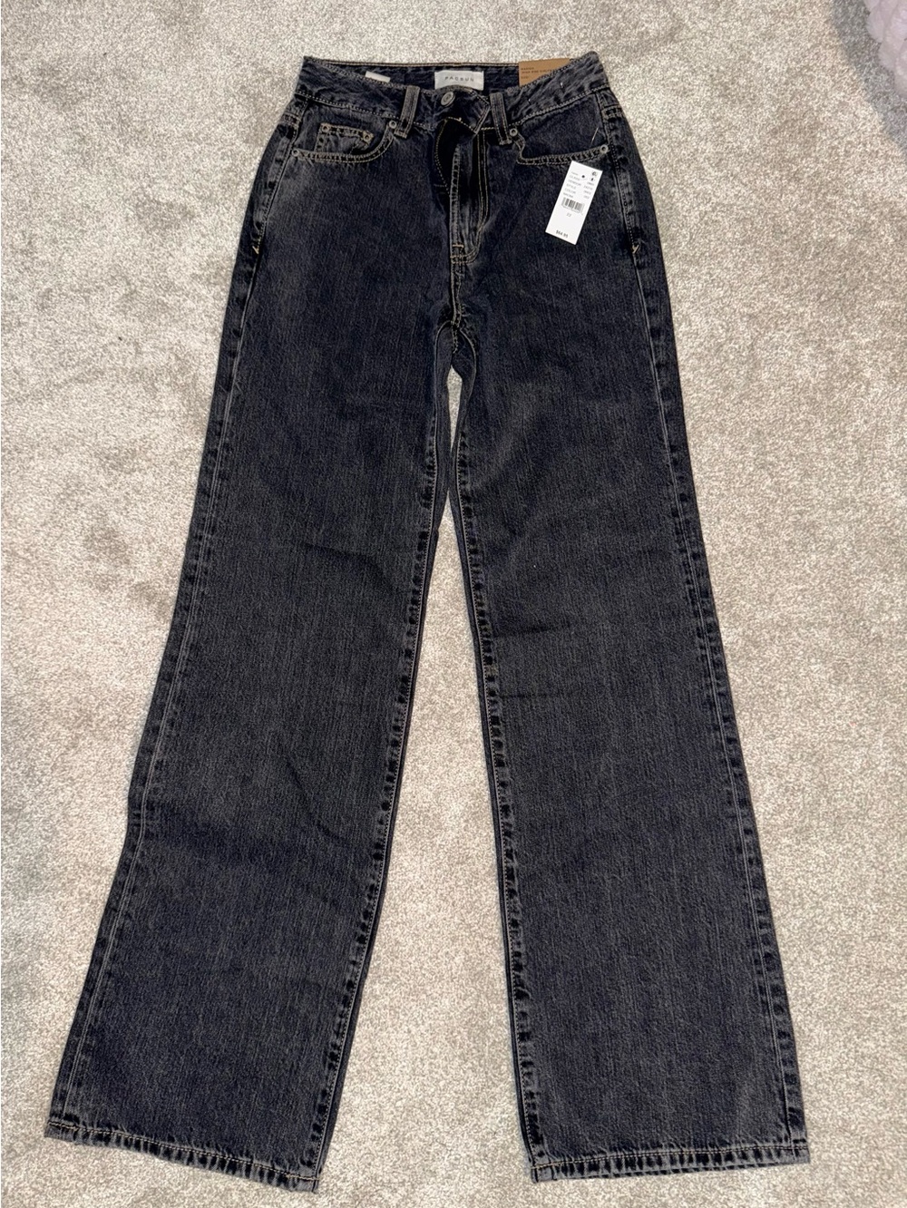 PacSun Madison High Rise Girlfriend Wide Leg Jeans NWT Size 22